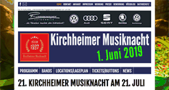 Desktop Screenshot of musiknacht-kirchheim.de