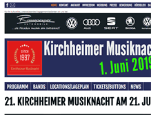 Tablet Screenshot of musiknacht-kirchheim.de